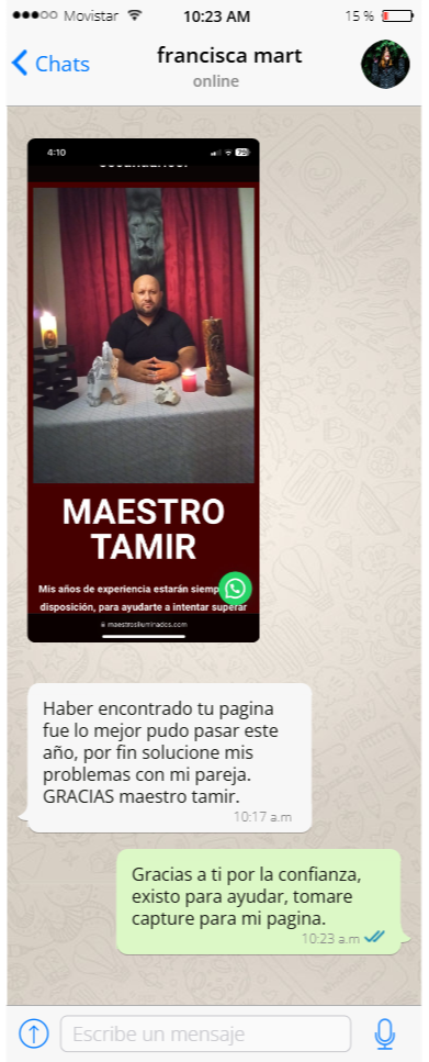 Testimonio WhatsApp 4
